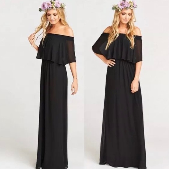 Show Me Your MuMu Dresses & Skirts - Show Me Your MuMu Black Hacienda Maxi Dress